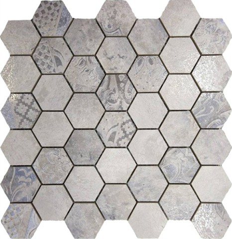 Купить Absolut Keramica Mosaico Troya Hexagon 30x30 