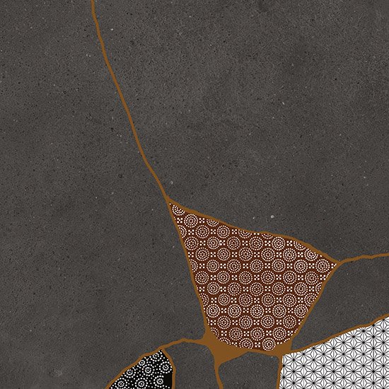Купить Fioranese Kintsugi Japan-Hibi Darkness 60,4x60,4 