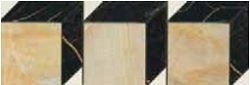 Купить Gardenia Orchidea Marble Mos.Cube Nero-Oro-Bianco 19,5x58,5 