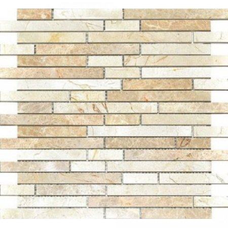 Купить Colori Viva Strips Mix. Pol L Emperador+Crema Marfil CV20083 30,5x30,5 
