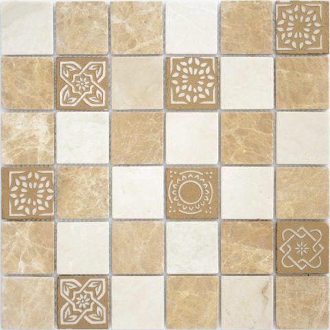 Купить Caramelle Art Pietra Mix 1 MAT 8mm 48x48x8 30x30x0,8 
