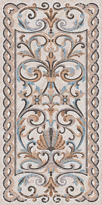 Купить Ковёр Мозаика Беж Декорированный Лап. 119,5Х238,5 (снято с производства) 