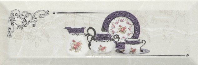 Купить Monopole Petra Decor Pranzo Silver C 10х30 