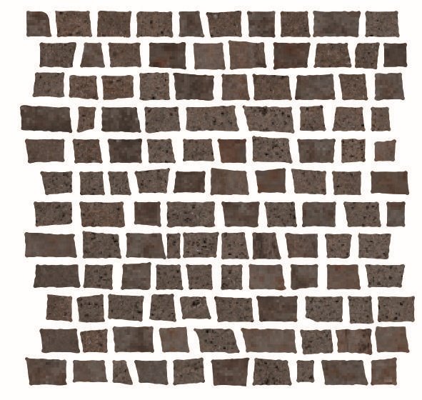 Купить Cir&Serenissima Costruire Random Metallo Ruggine 30х30 