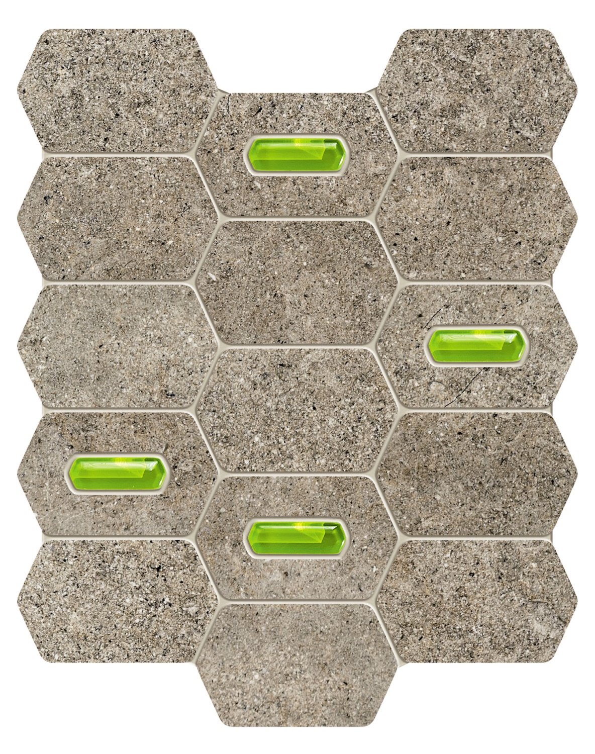 Купить Tubadzin Mozaika Lemon Stone Grey 29,8х25 