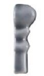 Купить Adex Habitat Angulo Exterior Moldura Graphite Glossy 5x2 