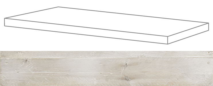 Купить Emil 20Twenty Emil 20twenty Angolare Sx Pallets White Rett 33x120 