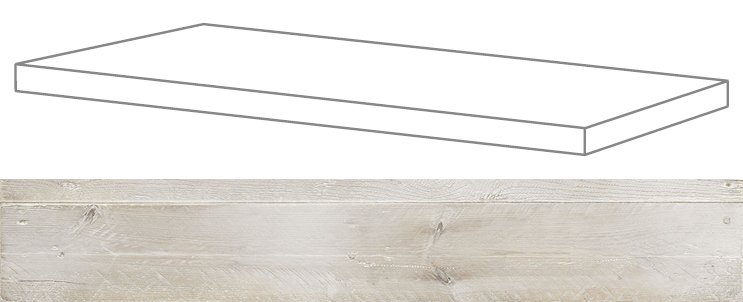 Купить Emil 20Twenty Emil 20twenty Angolare Sx Pallets White Rett 33x120 