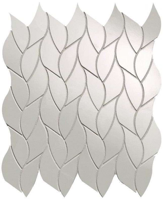Купить Fap Roma Gold Onice Neve Leaves Mosaico Brillante 25,9x30,9 