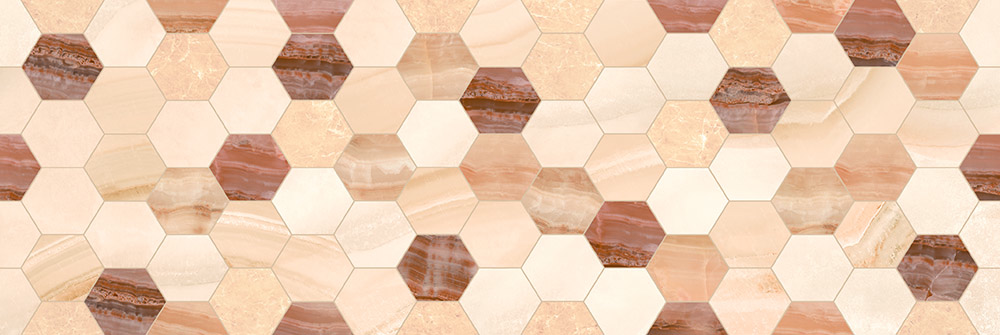 Купить Undefasa Empire Rev.Decorado Hexagon Beige 25х75 