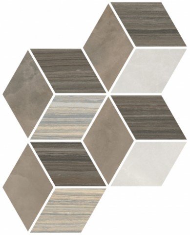 Купить Vitra Serpe-Nuvola Декор Ромб Теплая Гамма ЛПР 24х30 