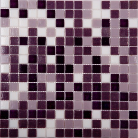 Купить NS Mosaic Econom Mix16 Стекло Фиолетовый (Бумага) (20*20*4) 32,7x32,7 