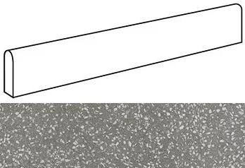 Купить Atlas Concorde Marvel Gems Terrazzo Grey Battiscopa Dig. Matt 4,6x60 