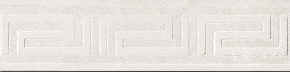 Купить Versace Palace Gold Fascia Greca White 9,8х39,4 