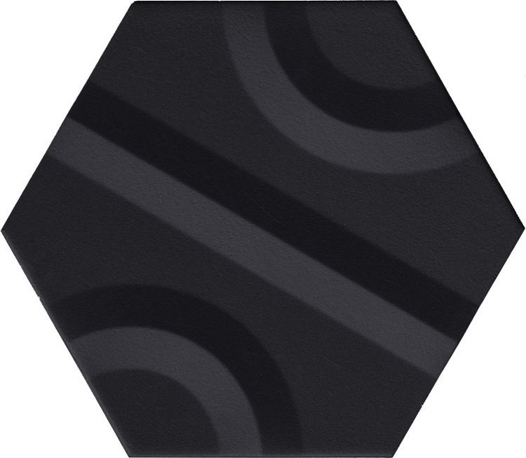 Купить Aparici Chaplin Black Chic Hexagon 25х29 