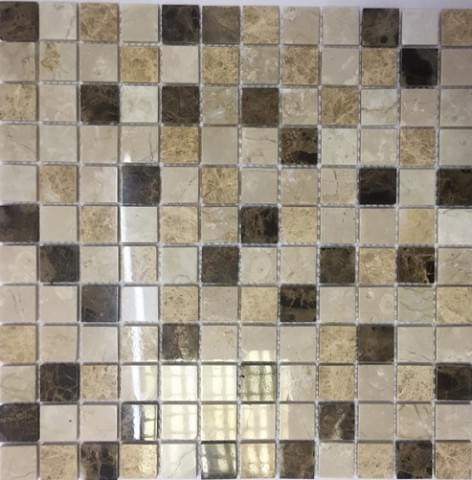 Купить NS Mosaic Stone Kp-739 Камень Полированный (23*23*4) 30x30 