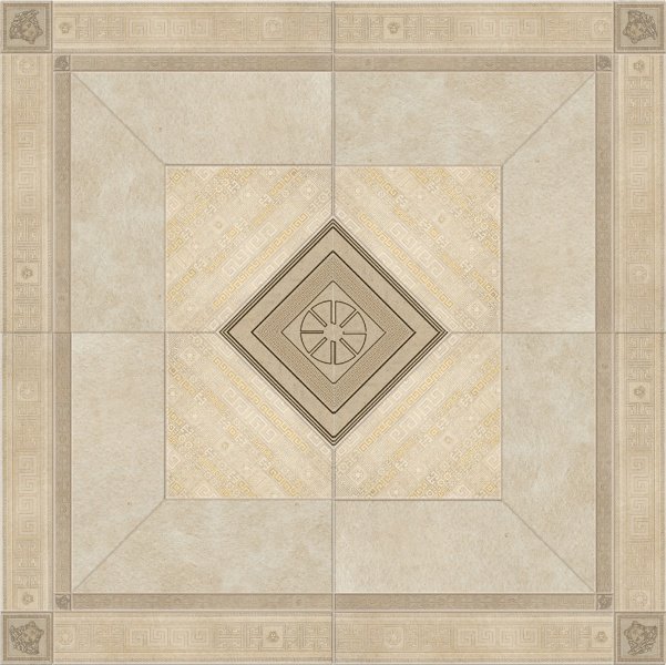 Купить Versace Greek Rosone Beige/Oro 160x160 