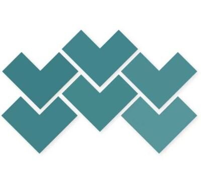 Купить Wow Elle Floor Teal 18,5х18,5 