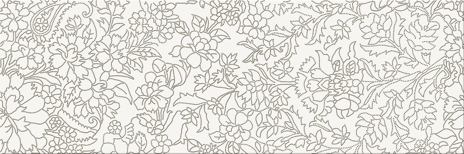 Купить Mei (Meissen) Вставка Pret a Porte White Iserto Flower 25x75 