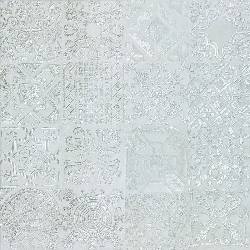 Купить Abitare la Ceramica Icon Dec.Patchwork Silver Lapp 60x60 