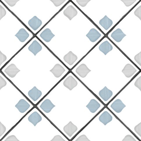 Купить Harmony Tanger Silver Rhomb 12,3X12,3 