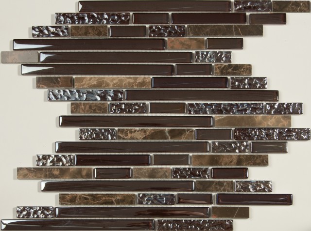 Купить NS Mosaic Exclusive S-818 Стекло Камень (15*48*98*8) 29,8x30,5 