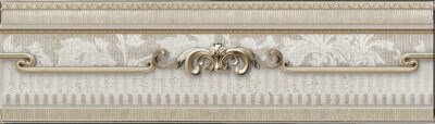 Купить Azulev Cachemir Listelo Decoro Marfil 25x7 