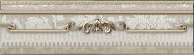 Купить Azulev Cachemir Listelo Decoro Marfil 25x7 