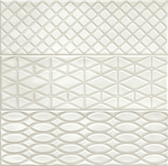 Купить Ragno Brick Glossy Dec Mix 3 Grey R4KT 10х30 