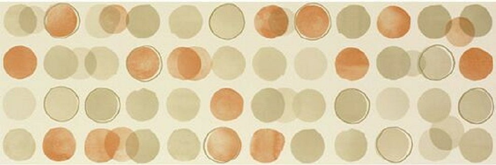 Купить Marazzi Color Up Decoro Pois Beige/Arancio 32,5х97,7 
