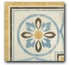 Купить Cir Via Emilia Rivalta Angolo Greca Fiore Crema 20x20 