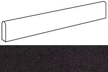Купить Atlas Concorde Marvel Gems Terrazzo Black Battiscopa Matt 7,2x60 