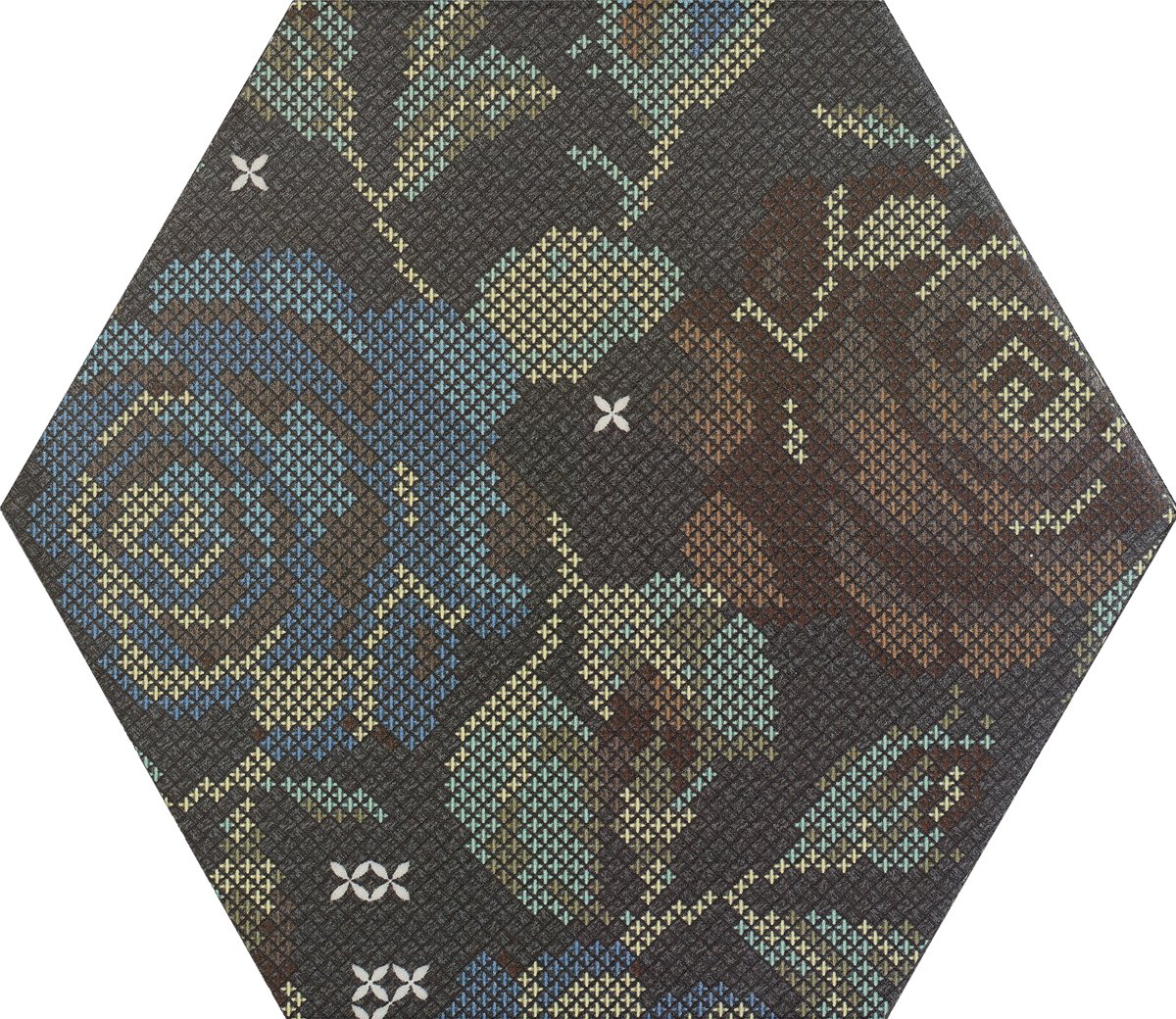Купить Punto Croce Black Decor Hexagon 25х29 