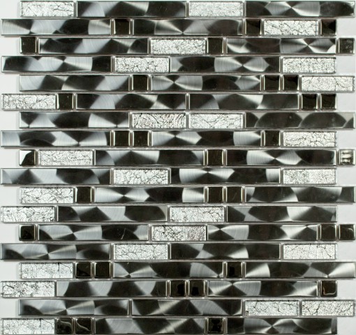 Купить NS Mosaic Metal Ms-606 Метал Стекло (15*48*98*6) 30,5x29,8 