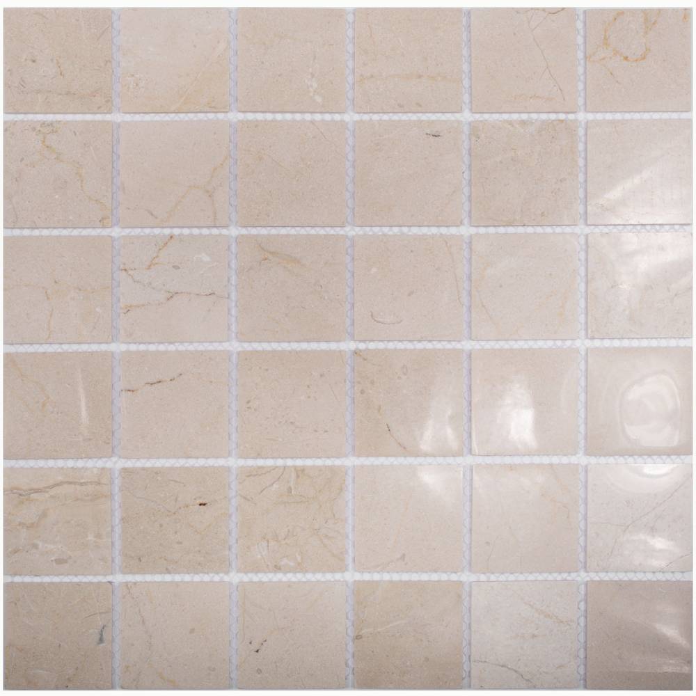 Купить Starmosaic Wild Stone 4,8х4,8 Crema Marfil Polished JMST072 30,5х30,5 