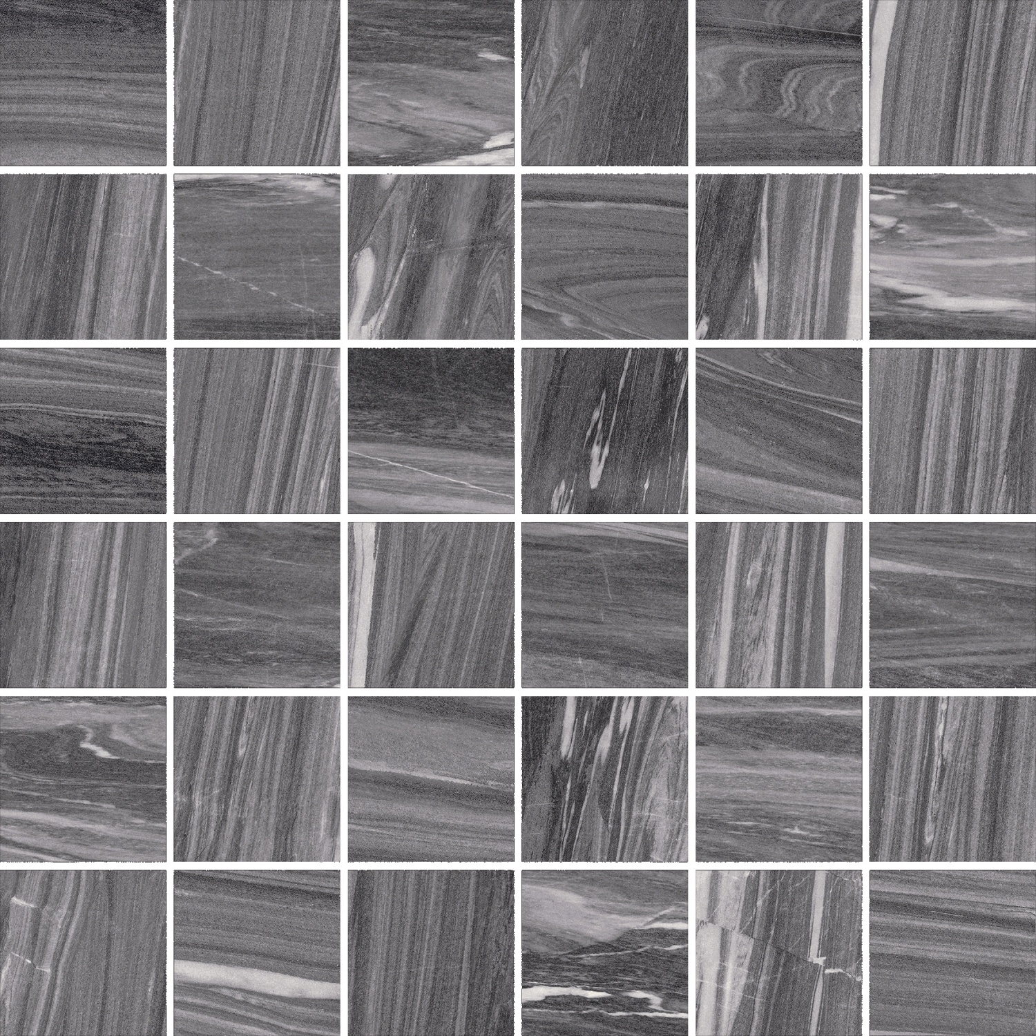 Купить Cerdomus Luxe Mosaico 4,7x4,7 Dark Grey Nat. 30x30 
