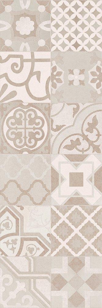 Купить Creto Dover Vetro Ivory W\DEC M 25х75 