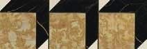 Купить Gardenia Orchidea Marble Mos. Dec. Cube Nero-Oro-Bianco 19,5x58,5 