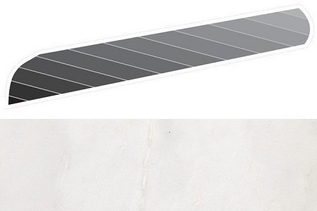 Купить Rex I Bianchi di Rex Angolo Quarter Round Bianco Nat. 1x16,2 
