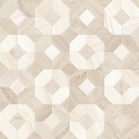 Купить Gayafores Opal Pav. Mosaico Abadia Crema Porcelanico 45х45 