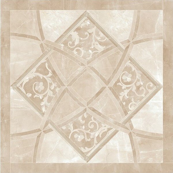 Купить Versace Emote Fondo Intarsio Crema Marfil 78x78 