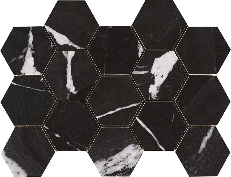 Купить Pamesa Malla Hex CR Lux Iliria Nero 32,5x22,5 