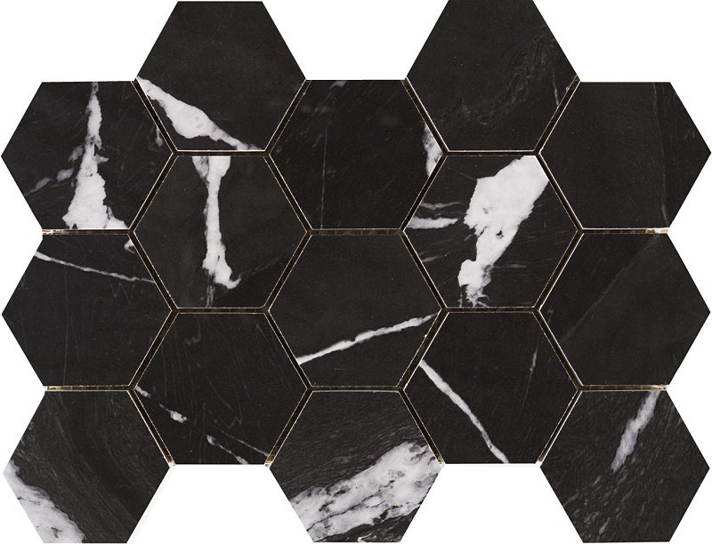 Купить Pamesa Malla Hex CR Lux Iliria Nero 32,5x22,5 