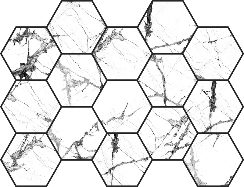 Купить Pamesa Malla Hex CR Lux Iceberg White 32,5x22,5 