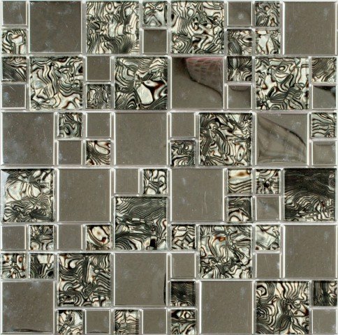 Купить NS Mosaic Metal Ms-611 Метал Стекло (15*48*8) 30x30 
