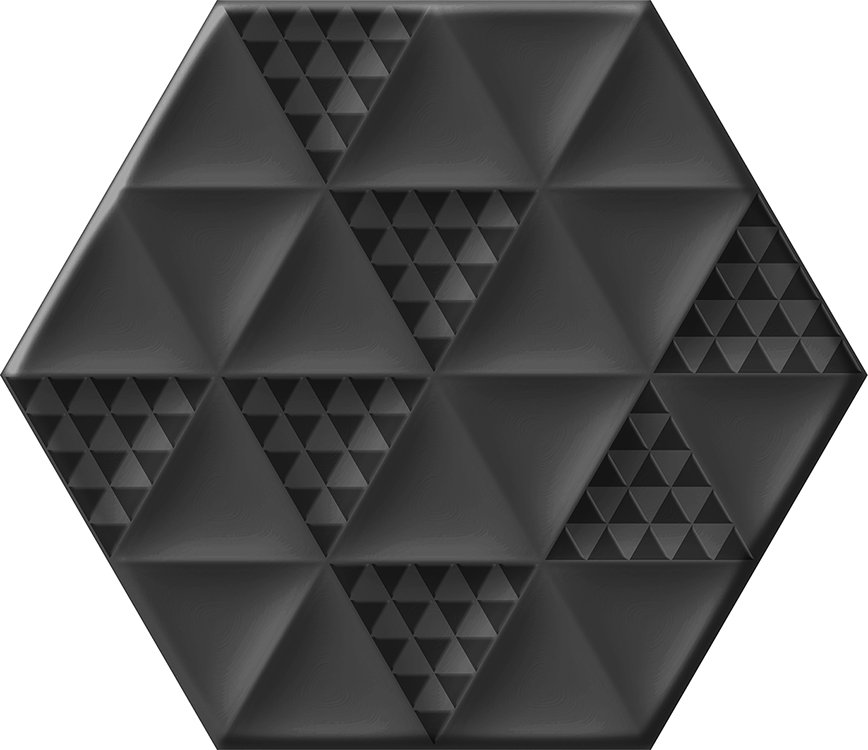 Купить ITT Malmo Hexa Black 23,2x26,7 