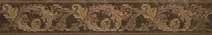 Купить Gardenia Orchidea Marble Fas.10 Barocch. Marrone 9,6х58,5 