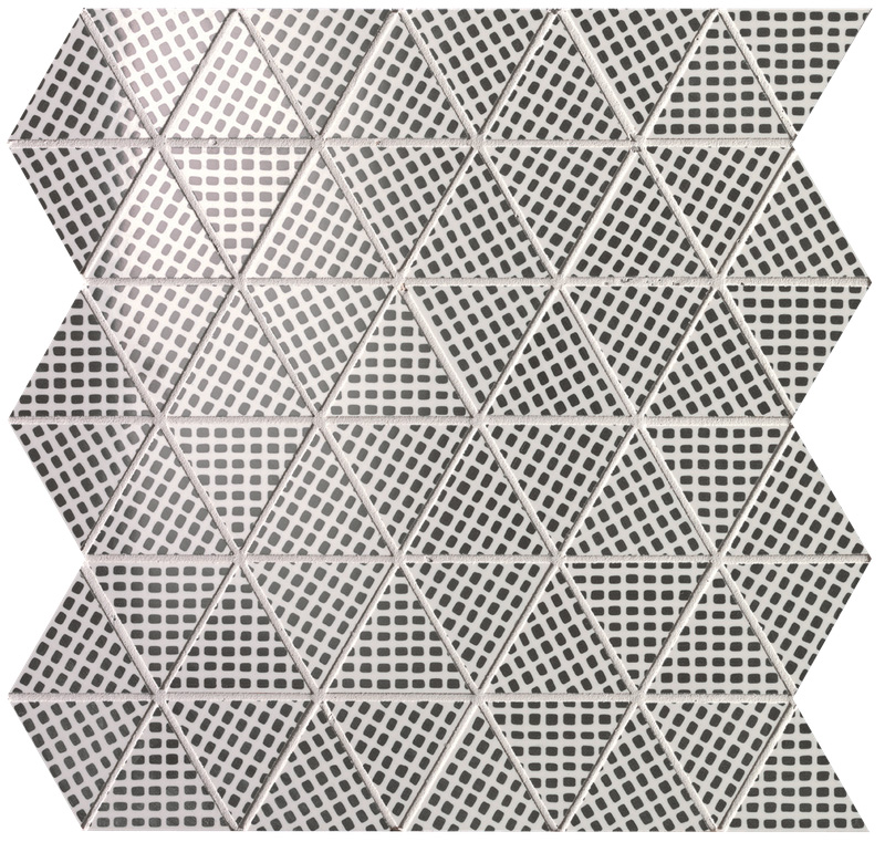 Купить Fap Pat Mosaico Triangolo Deco Black 30,5x30,5 