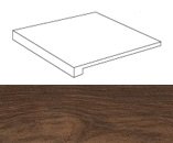 Купить Atlas Concorde Etic Palissandro Scalino Angolare Sx 22,5X22,5 
