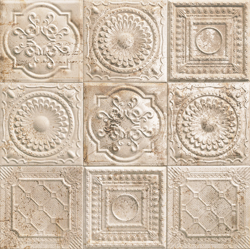 Купить Mainzu Tin Tile Rusty Cream 20х20 